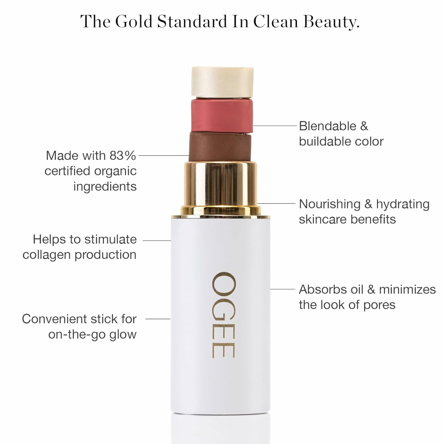 Ogee Crystal Collection Trio - Organic Contour Sticks