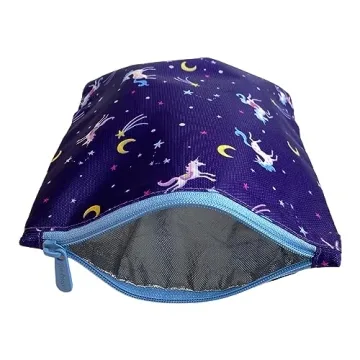 Yumbox Insulated Reusable Snack Bags Fun Unicorn 8x8