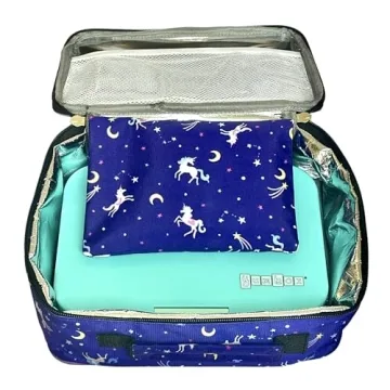 Yumbox Insulated Reusable Snack Bags Fun Unicorn 8x8