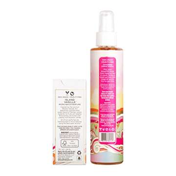 Pacifica Island Vanilla Spray Perfume & Hair and Body Mist Set – Tahitian Vanilla Clean Fragrance ...