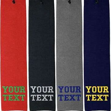 Personalized Golf Towel – Custom Embroidery Options