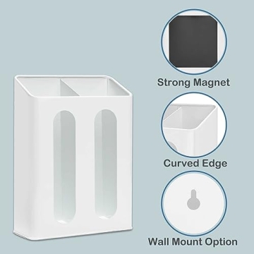 SSTATES Magnetic Dryer Balls Holder for Laundry Organization