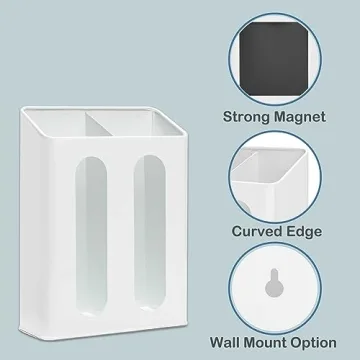 SSTATES Magnetic Dryer Balls Holder for Laundry Organization