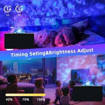 Galaxy Projector with Timer and HiFi Music for All Ages