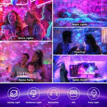 Galaxy Projector with Timer and HiFi Music for All Ages