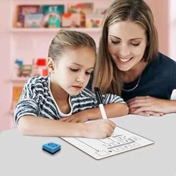 SCRIBBLEDO Dry Erase Division Multiplication Chart Whiteboard & Division Practice White Board Double Sided Times Table Math Manipulatives for Kids Students Classroom and Home Whiteboard Lapboard