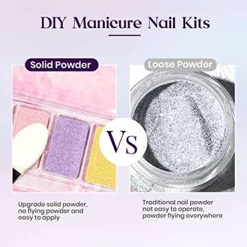 Stunning MIZHSE Pearl Chrome Nail Powder for Gorgeous Nails