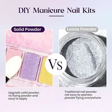 Stunning MIZHSE Pearl Chrome Nail Powder for Gorgeous Nails