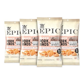 Healthy EPIC Pork Rinds, Keto Friendly, 4Ct Box, 2.5oz