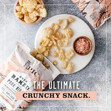 Healthy EPIC Pork Rinds, Keto Friendly, 4Ct Box, 2.5oz