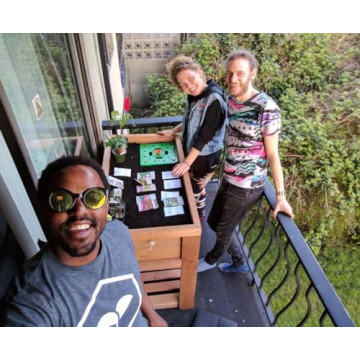 Seeding Square - Seed Spacer Tool for Maximum Harvest, Organized Plants & Less Weeds - Square Foot Garden Includes Color Coded Templates, Magnetic Dibber, Ruler, Spoon & Planting Guide