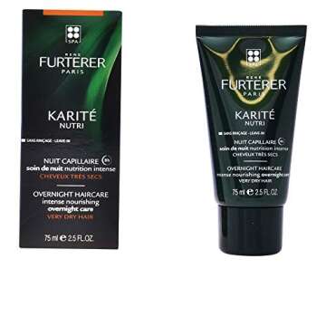 Rene Furterer KARTIE NUTRI Intense Nourishing Overnight Care, No-Rinse Treatment, Shea Oil, Shea Butter, 2.5 oz.