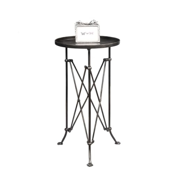 Creative Co-Op Round Bronze Metal Accent Table for All Spaces