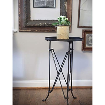 Creative Co-Op Round Bronze Metal Accent Table for All Spaces