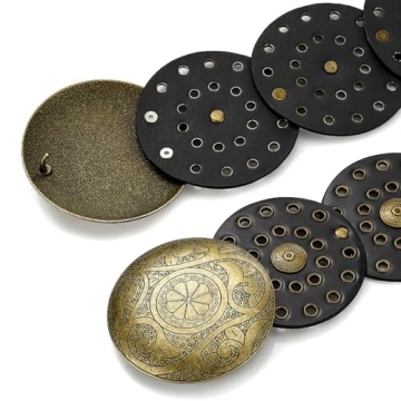 Stylish Suyi Wide Disc Leather Belt for Women