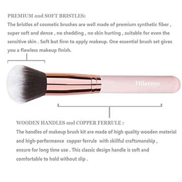 PHOERA Foundation, Full Coverage Foundation, PHOERA Primer, PHOERA Powder, PHOERA Makeup Set, Kabuki Makeup Brushes Foundation Brush Powder Brush,2 Pcs Makeup Sponge (102 Nude + 104 Buff Beige)