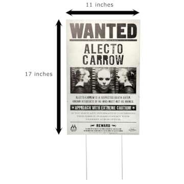 Rubie's Harry Potter Wanted Poster Signs Lawn Décor - Magical Outdoor Decor