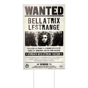 Harry Potter Wanted Poster Lawn Signs - Official Decor