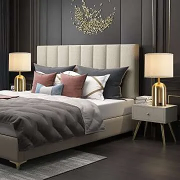 Stylish GyroVu Touch Control Table Lamps Set of 2