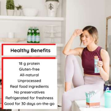 G2G Protein Bar, PB Lovers 4-Pack, 1 Box Each PB Choc Chip, PB Coconut, PB Banana, PB & J, Healthy S...