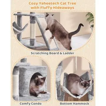 Shop Yaheetech 63in Multi-Level Cat Tree for Indoor Cats