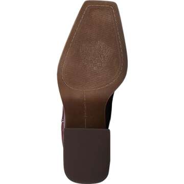 Vince Camuto Women's Sangeti Stacked Heel Knee High Boot Fashion, Dark Mahogany, 7.5