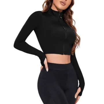 Stylish Women's Lightweight Athletic Crop Jacket for All