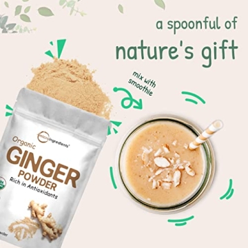 Organic Ginger Powder 2lbs for Cooking and Baking