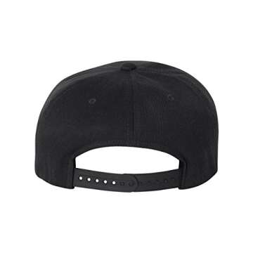 Flexfit Men's 110 Classic Snapback Baseball Cap - Black