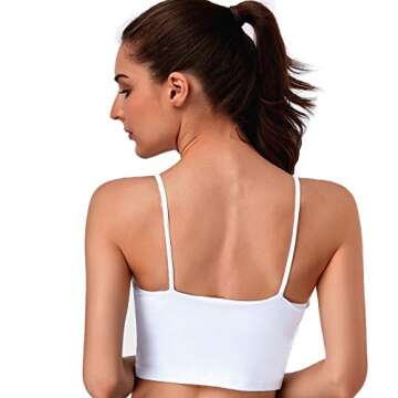 Heroway Crop Tops for Women Padded Sports Bras