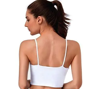 Heroway Crop Tops for Women Padded Sports Bras
