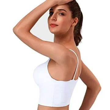 Heroway Crop Tops for Women Padded Sports Bras