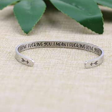 Women Wife Love Gifts from Husband Men Funny Valentine's Day Birthday Christmas Anniversary Jewelry ...