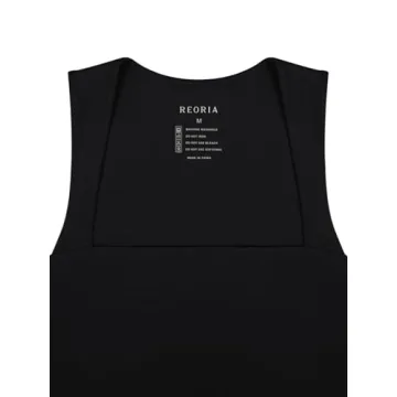 REORIA Women's Stylish Summer Crop Top for Comfort