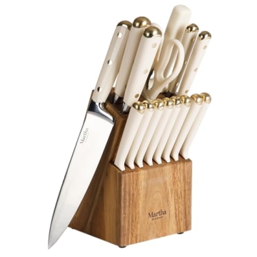 Martha Stewart 16 Piece Premium Kitchen Knife Set