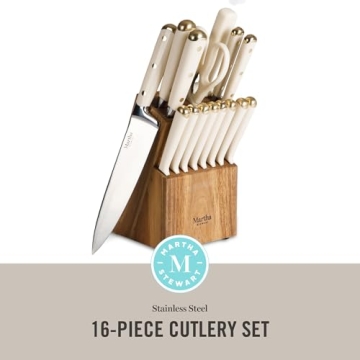 Martha Stewart 16 Piece Premium Kitchen Knife Set