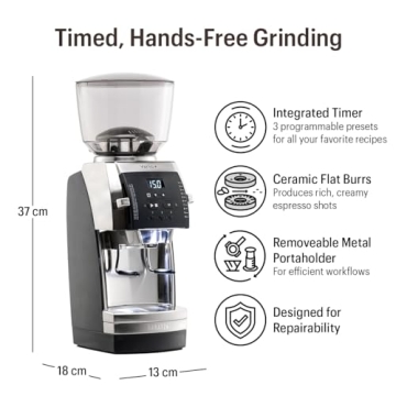 Baratza Vario+ Flat Ceramic Burr Grinder for Espresso