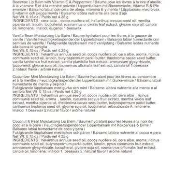 Burt's Bees Christmas Gifts, 3 Lip Care Stocking Stuffers Products, Lip Passion Set - Passionfruit Moisturizing Lip Balm, Overnight Intensive Lip Treatment & Hydrating Lip Oil