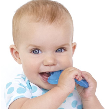 Nuby 3 Step Soothing Teether Set for Happy Teething Babies