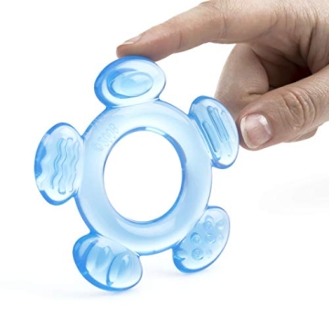 Nuby 3 Step Soothing Teether Set for Happy Teething Babies