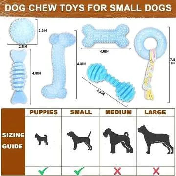 CGBD Puppy Toys - 6 Pack Chew Toys for Small Dogs