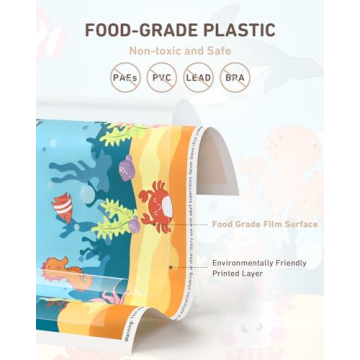 Disposable Stick-on Placemats for Babies & Kids 40 Pack