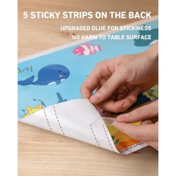 Disposable Stick-on Placemats for Babies & Kids 40 Pack