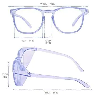 FORITOAST Safety Glasses: Anti Fog, Dust, Ray Protection