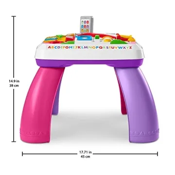 Fisher-Price Toddler Toy Learning Table with Music & Lights