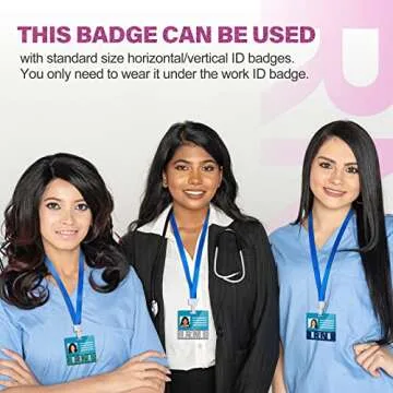 8 Pcs Registered Nurse RN Glitter Badge Horizontal Vertical Badge Holder RN ID Badge Card RN Tags for Nurse Coworkers Nursing Students (Cute Color,3.15 x 3.37 Inch)