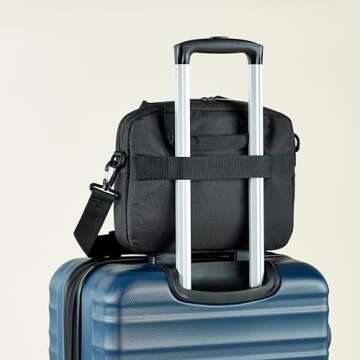 Amazon Basics Laptop Carrying Case Shoulder Strap, 1-pack, 11.6 inch, Black