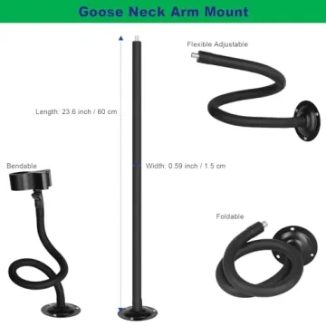 High-Quality 23.6inch Gooseneck Microphone Arm Stand