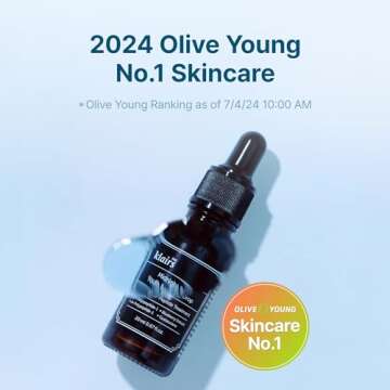 DearKlairs Midnight Blue Youth Activating Drop, 0.67 fl oz (20 ml) | Dual EGF, Peptides, Guaiazulene Adenosine, Night Serum, Watery, Light Texture