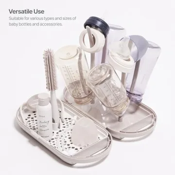 Compact MOTHER-K Travel Bottle Drying Rack Set for Parents